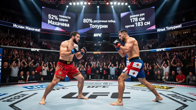 Ислам Махачев или Илья Топурия: сравнение чемпионов UFC и кто сильнее в 2026 году